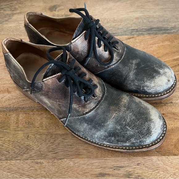 Bed Stu Mens Oxford 8.5
Brown Cobbler Distressed
Lace Up Dress Hand Crafted - Picture 15 of 16